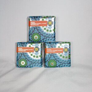 Fringe Studio Lavender Scented Square Decorative Bath Bar Soap - Lot of 3